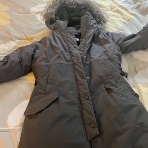 North face winter parka